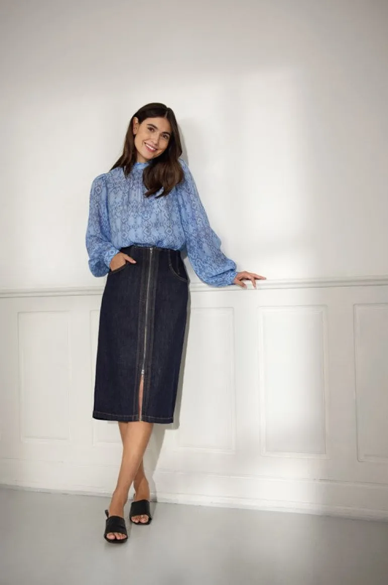 Soya Concept Kimberly 36 Skirt Dark Grey Denim
