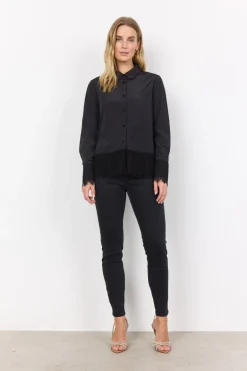 Soya Concept Netti 87 Shirt Black