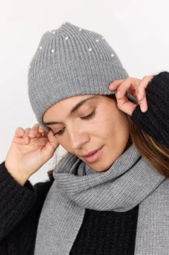 Soya Concept Nino 2 Knit Hat Medium Grey