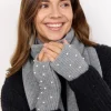 Soya Concept Nino 3 Knit Wrist Warmers Grey