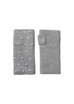 Soya Concept Nino 3 Knit Wrist Warmers Grey