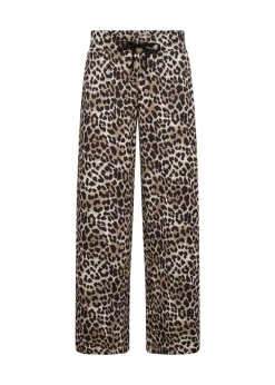 Soya Concept Ophia 7 Pants Leo Print Brown