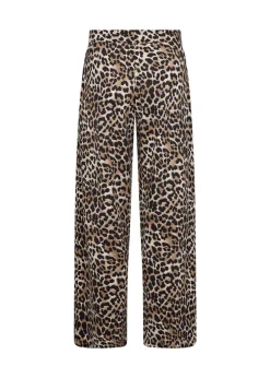 Soya Concept Ophia 7 Pants Leo Print Brown