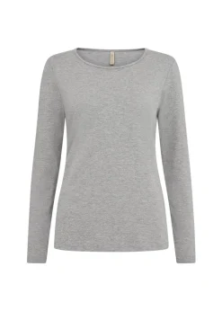 Soya Concept Pylle 2 T-Shirt Medium Grey Melange