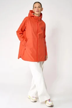 Tanta Brouillard Coat Tangerine Tango