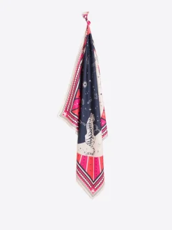 Vilagallo Galaxy Print Silk Scarf