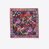 Vilagallo Ikat Print Silk Scarf
