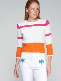 Vilagallo Knit Colourblock Jumper