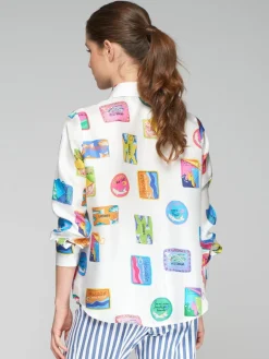 Vilagallo Mafalda Shirt Multi-coloured Motifs