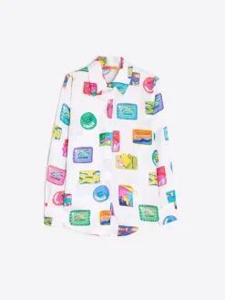 Vilagallo Mafalda Shirt Multi-coloured Motifs