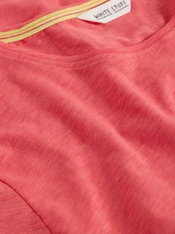 White Stuff Abbie Tee Mid Coral