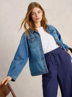 White Stuff Camille Mid Denim Jacket
