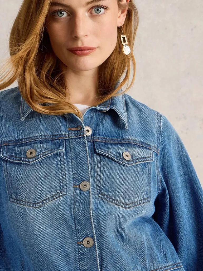 White Stuff Camille Mid Denim Jacket