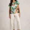 White Stuff Canyon Woven Mix Tee