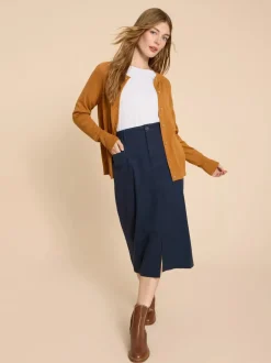 White Stuff Clara Long Sleeve Tee Bril White
