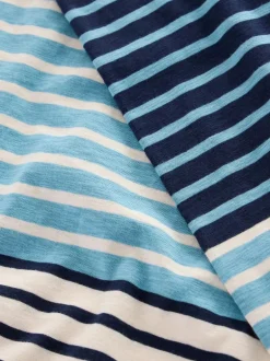 White Stuff Clara Long Sleeve Tee Blue MLT