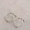 White Stuff Cynthia Round Earrings Silver