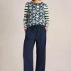 White Stuff Freda Wide Leg Trouser Navy