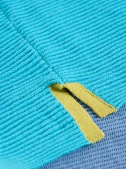 White Stuff Jana Abstract Jumper Bright Blue