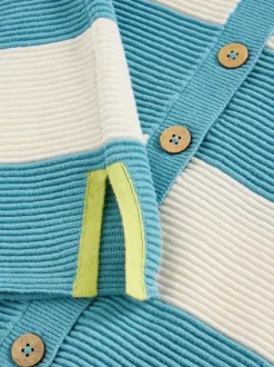 White Stuff Jana Cardi in Turquoise Blue