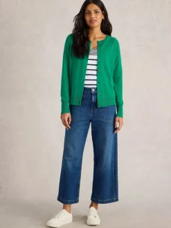 White Stuff Lulu Cardi Bright Green