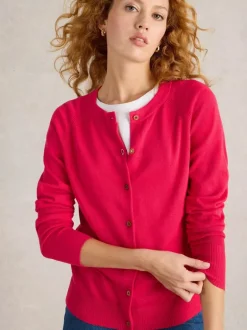 White Stuff Lulu Cardi Bright Pink