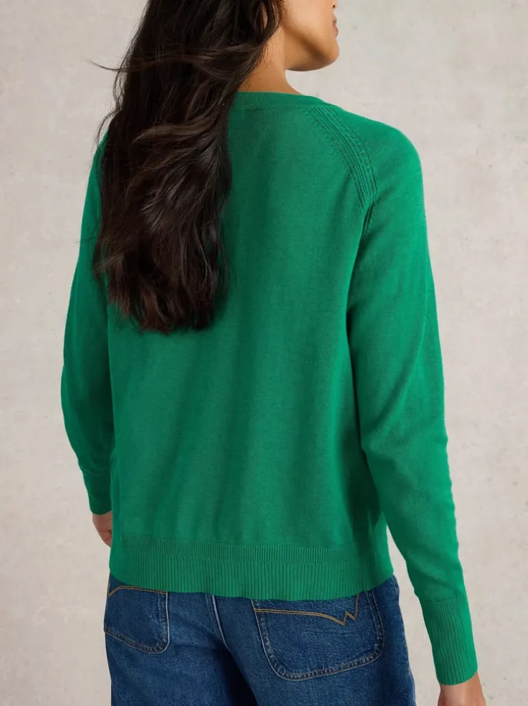 White Stuff Lulu Cardi Bright Green
