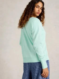 White Stuff Lulu Cardi Light Turq