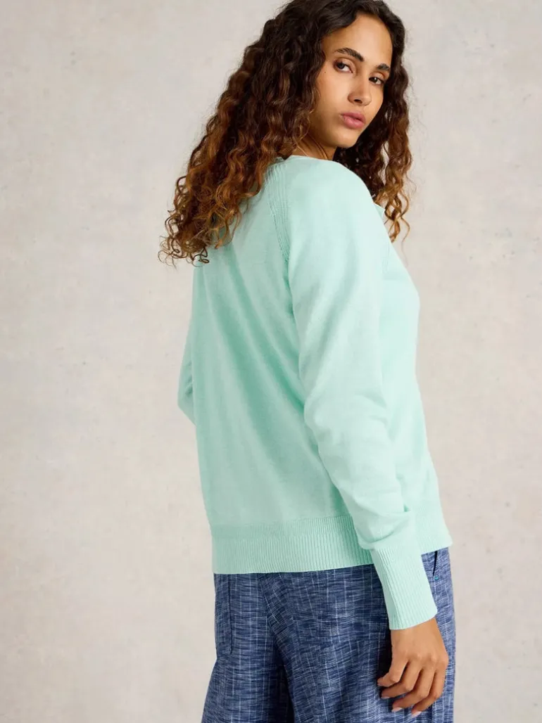 White Stuff Lulu Cardi Light Turq