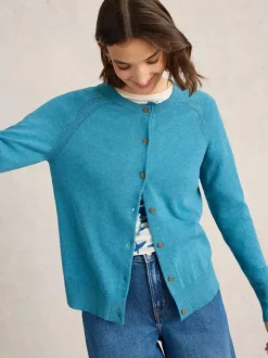White Stuff Lulu Cardi Mid Blue