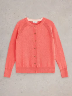 White Stuff Lulu Cardi Mid Coral