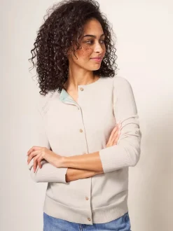 White Stuff Lulu Cardi Nat White