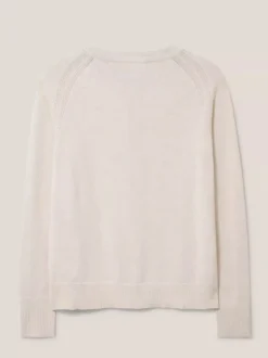 White Stuff Lulu Cardi Nat White