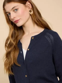 White Stuff Lulu Knit Cardi Dark Navy