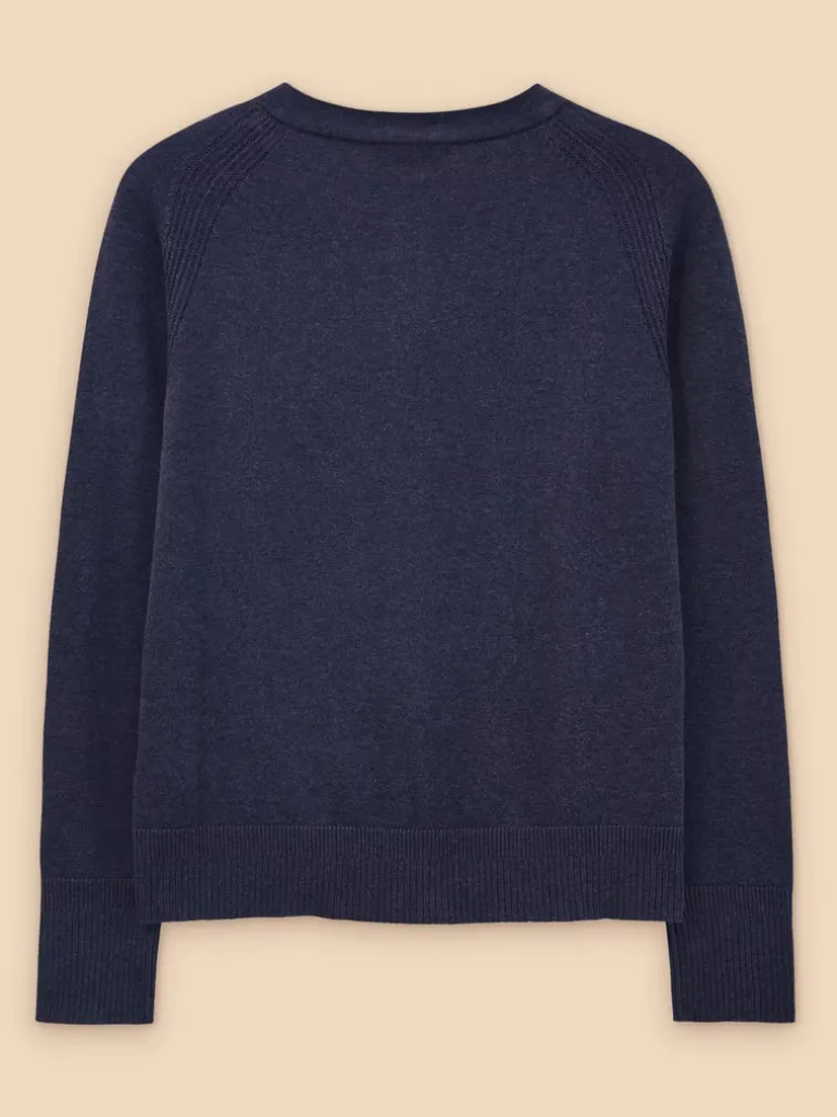 White Stuff Lulu Knit Cardi Dark Navy