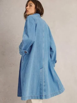 White Stuff Oakleigh Mid Denim Coat