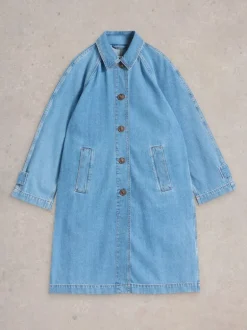 White Stuff Oakleigh Mid Denim Coat