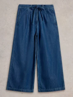 White Stuff Sasha Wide Leg Mid Denim Jean