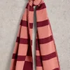 White Stuff Selma Midweight Scarf Pink MLT