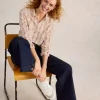 White Stuff Sophie Organic Cotton Shirt Pink MLT