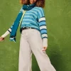 White Stuff Tia Wide Leg Crop Jean Nat White