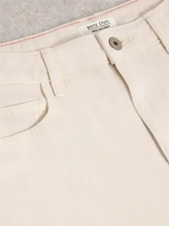White Stuff Tia Wide Leg Crop Jean Nat White