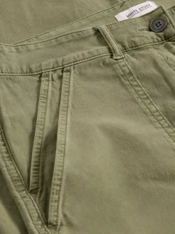 White Stuff Twister Chino Wide Leg Trouser Khaki