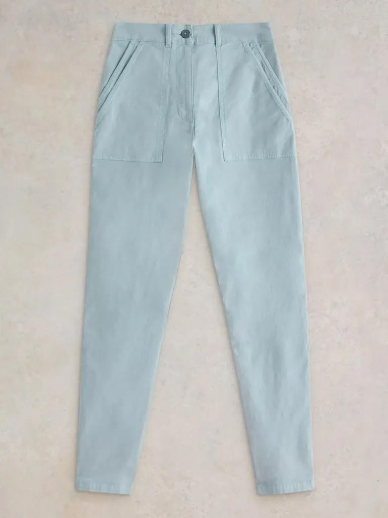White Stuff Twister Chino Trouser Light Blue