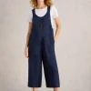 White Stuff Viola Linen Dungaree Navy